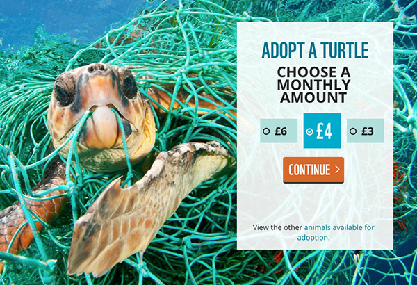 A section from one of WWF's stories