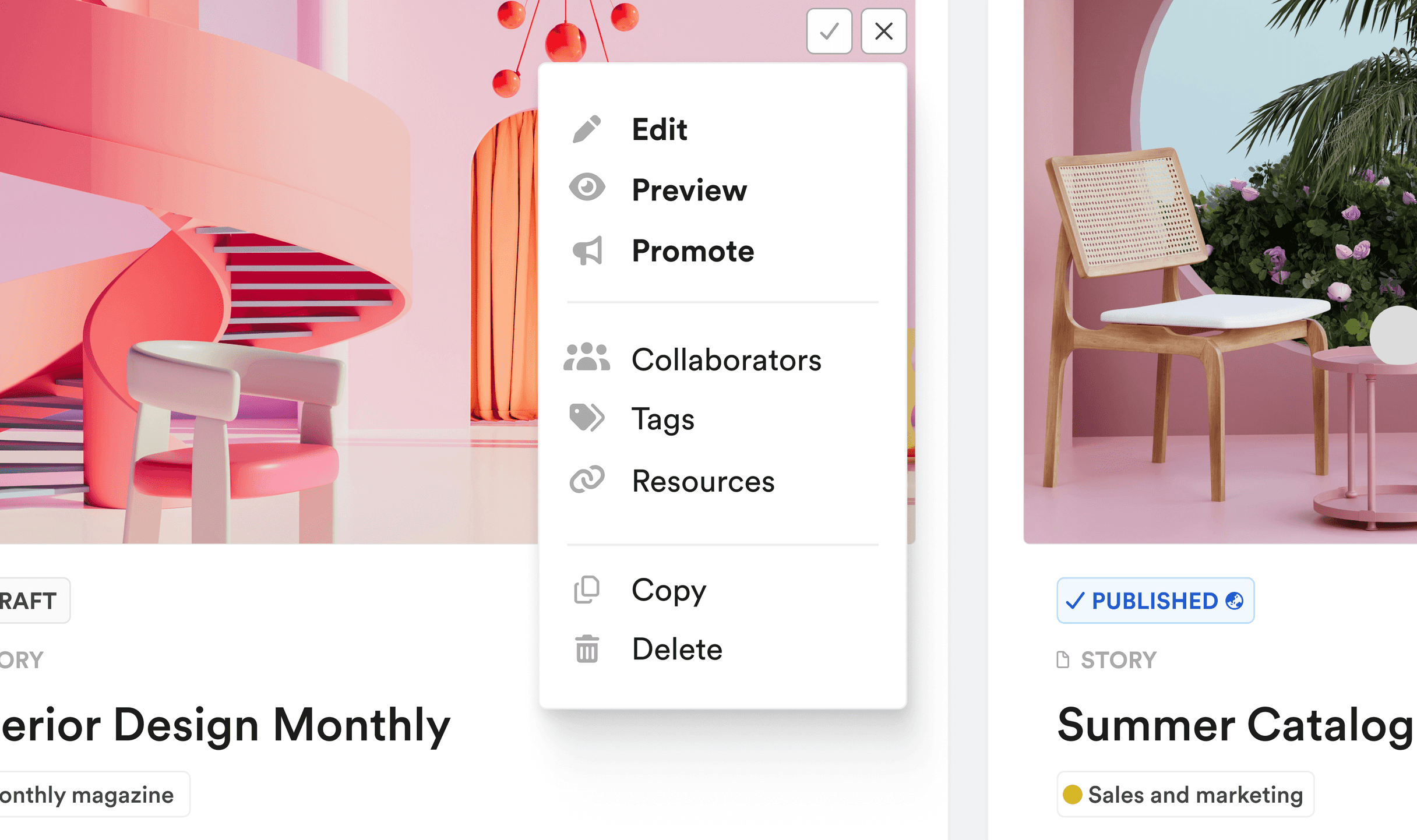 Dashboard view of the Shorthand workspace